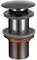 Донный клапан для раковины «Allen Brau» Priority  Round 1 1/4 с механизмом Клик-Клак графит брашированный, фото №1