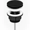 Донный клапан для раковины «Paini» 53PZ945ETSR с механизмом Клик-Клак черный матовый, фото №1