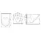 Подвесной унитаз безободковый «Am.Pm» X-Joy FlashClean C851701SC белый с сиденьем дюропласт с микролифтом, фотография №11