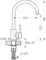 Смеситель для кухонной мойки «Alveus» Genesis Kati G81 1129176 concrete, картинка №2