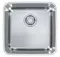 Мойка для кухни «Alveus» Luno 30 SAT 90 FI 40/40 нержавеющая сталь, фото №1