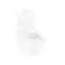 Подвесной унитаз безободковый «Iddis» Blanco Q BLQRDSEI25 белый с сиденьем дюропласт с микролифтом белое, картинка №2