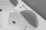 Гидромассажная ванна акриловая «Black & White» GB 5005 175/160 с каркасом с сифоном белая, изображение №8