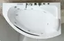 Гидромассажная ванна акриловая «Black & White» GB5008 160/100 с каркасом с сифоном белая правая, фото №1