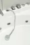 Гидромассажная ванна акриловая «Black & White» GB5008 160/100 с каркасом с сифоном белая правая, фото №13