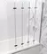 Шторка на ванну стеклянная «Radomir» Смайл 116/140 прозрачная/хром универсальная, фото №1