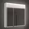 Зеркальный шкаф «Art&Max» Merano 80 с подсветкой Bianco Lucido правый, картинка №2