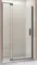Душевая дверь «Vincea» Extra VDP-1E1112CLGM 120/200 прозрачная/вороненая сталь, фото №1