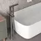 Напольный смеситель для ванны «WasserKRAFT» Tauber 6421 никель, картинка №2