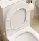 Сиденье для унитаза «Cerutti» Santa 9350 ультратонкое дюропласт с микролифтом белое, картинка №2