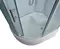 Душевая кабина «Timo» Standart Т-6610 R 110/85 высокий поддон матовая/белая с серебристым профилем правая, изображение №4