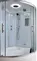 Душевой бокс «Timo» Standart Т-6635 135/135 с ванной матовый/белый с серебристым профилем с электрикой, фотография №3
