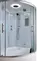 Душевой бокс «Timo» Standart Т-6655 150/150 с ванной матовый/белый с серебристым профилем с электрикой, фотография №3
