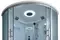 Душевой бокс «Timo» Standart Т-6655 150/150 с ванной матовый/белый с серебристым профилем с электрикой, фото №5