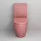 Унитаз компакт безободковый «Grossman» GR-4480PIMS розовый матовый с сиденьем ультратонкое дюропласт с микролифтом розовое, фото №1