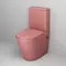 Унитаз компакт безободковый «Grossman» GR-4480PIMS розовый матовый с сиденьем ультратонкое дюропласт с микролифтом розовое, картинка №2