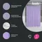 Штора для ванной «Iddis» Promo P08PE18i11 180/200 светло-фиолетовая, картинка №2