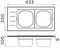 Контейнер для кухонной мойки «Omoikiri» DC-02-2-GB графит, картинка №2