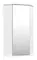 Зеркальный шкаф «Misty» Лилия 34 без света угловой белый универсальный, фотография №3
