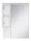 Зеркало с шкафчиком «Misty» Чегет 75 с подсветкой белый левый, картинка №2 Зеркало с шкафчиком «Misty» Чегет 75 с подсветкой белый левый, картинка №2