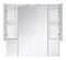 Зеркало с шкафчиком «Misty» Чегет 105 с подсветкой белый, картинка №2