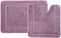 Комплект ковриков в ванну «Iddis» Promo PSET01Mi13 65/45+45/45 микрофибра фиолетовый, фото №1