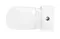 Унитаз компакт «Sanita Luxe» Quadro Slim WC.CC/Quadro/2-SlimDM/WHT.G/S1 белый с сиденьем дюропласт с микролифтом белое, изображение №4