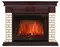 Портал «Firelight» Bricks 25U (угловой) камень бежевый/темный дуб, фото №1