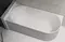 Ванна акриловая «Abber» AB9412-1.7 L 170/80 с каркасом с сифоном белая левая, фото №1