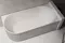 Ванна акриловая «Abber» AB9412-1.7 R 170/80 с каркасом с сифоном белая правая, фото №1