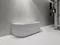 Ванна акриловая «Abber» AB9416-1.7 170/80 с каркасом с сифоном белая, изображение №4