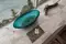 Ванна из полиэфирной смолы «Abber» Kristall AT9702 180/85 бирюзовая, изображение №4