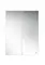 Зеркальный шкаф «Misty» Балтика 60 без света белый, фото №1