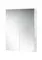 Зеркальный шкаф «Misty» Балтика 70 без света белый, картинка №2