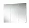 Зеркальный шкаф «Misty» Балтика 105 без света белый, картинка №2