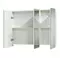 Зеркальный шкаф «Misty» Балтика 105 без света белый, фотография №3