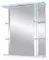 Зеркальный шкаф «Misty» Магнолия 55 с подсветкой белый левый, фото №1