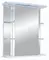 Зеркальный шкаф «Misty» Магнолия 55 с подсветкой белый правый, фото №1