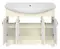 Тумба с раковиной «Misty» Лувр 105 (Стиль 105) слоновая кость, картинка №2