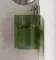 Раковина угловая «Abber» Kristall 42/42 AT2705Emerald полиэфирная смола зеленая с донным клапаном, фото №1