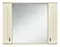 Зеркальный шкаф «Misty» Лувр 105 с подсветкой слоновая кость, фото №1