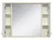 Зеркальный шкаф «Misty» Лувр 105 с подсветкой слоновая кость, картинка №2