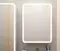 Зеркальный шкаф «Misty» Элиот 600*800 с подсветкой белый левый, картинка №2