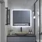 Зеркало «Misty» Нембус 800x700 с подсветкой белый, изображение №4
