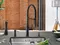 Смеситель для кухонной мойки «Blanco» Catris-S Flexo 525793 с выдвижным изливом чёрный матовый, картинка №2