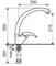 Смеситель для кухонной мойки «Lava» WEB WE 0600 CAM camel, картинка №2