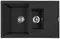 Мойка для кухни «Lava» D4.BAS 78/50 искусственный камень basalt универсальная, фото №1