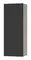 Полу-пенал «Misty» Поло 30 подвесной антрацит/дуб Галифакс белый универсальный, фото №1