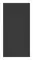 Полу-пенал «Misty» Поло 40 подвесной антрацит/дуб Галифакс белый универсальный, картинка №2