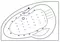Гидромассажная ванна акриловая «Excellent» Newa 160/95 Nano с каркасом с сифоном белая/золото левая, картинка №2